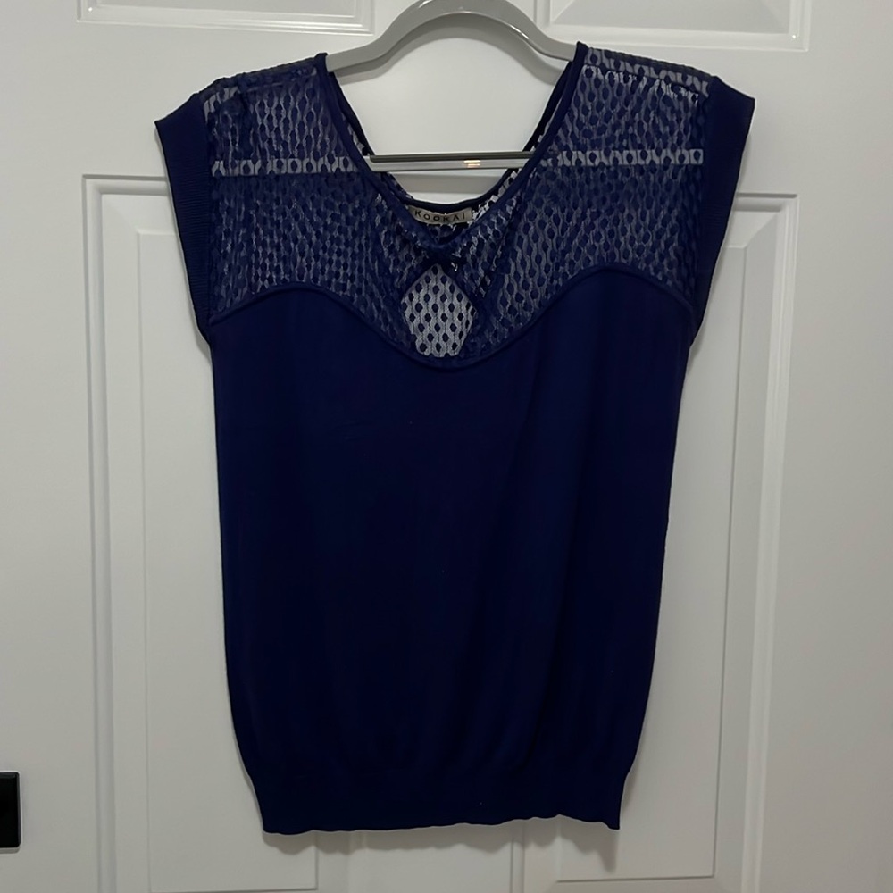 Kookai Purple knit top